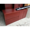 Cherry Tone 72 in. Credenza w 2 Drawer File and 2 Door Storage